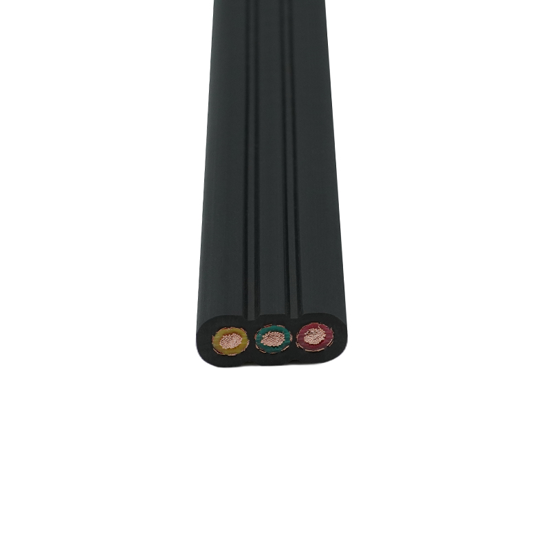 Kabel Rata Lif Terlindung Sarung PVC Teras Tembaga PVC Bertebat