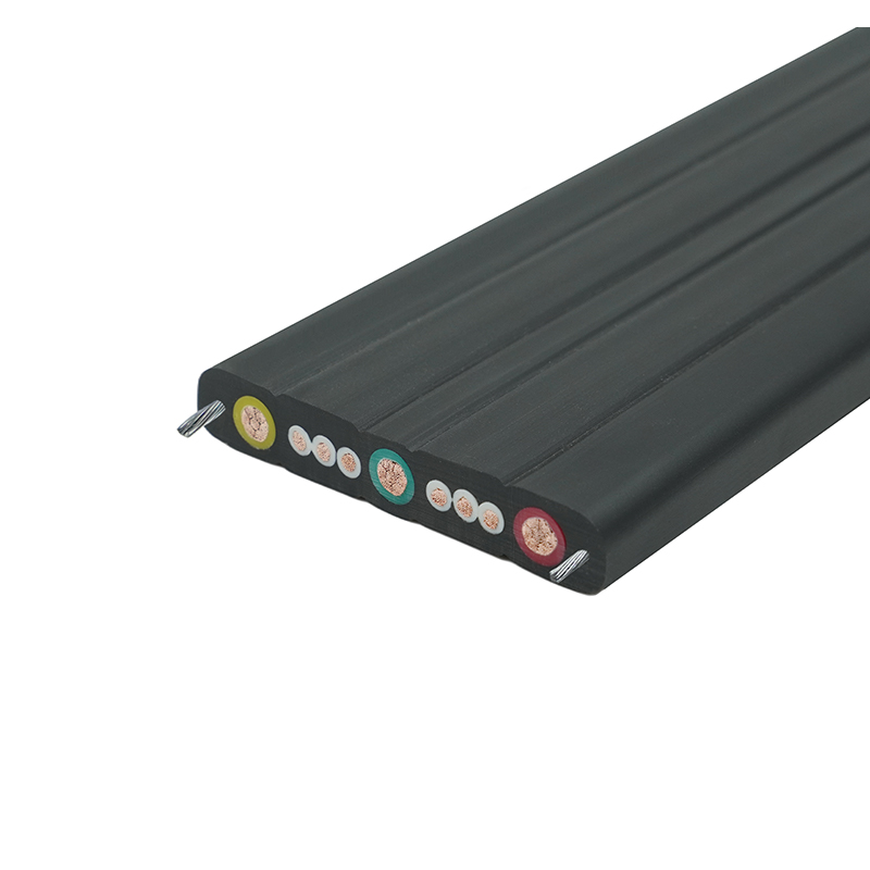 Kren Sarung Kompaun Perjalanan Kabel Rata dengan Wayar Keluli