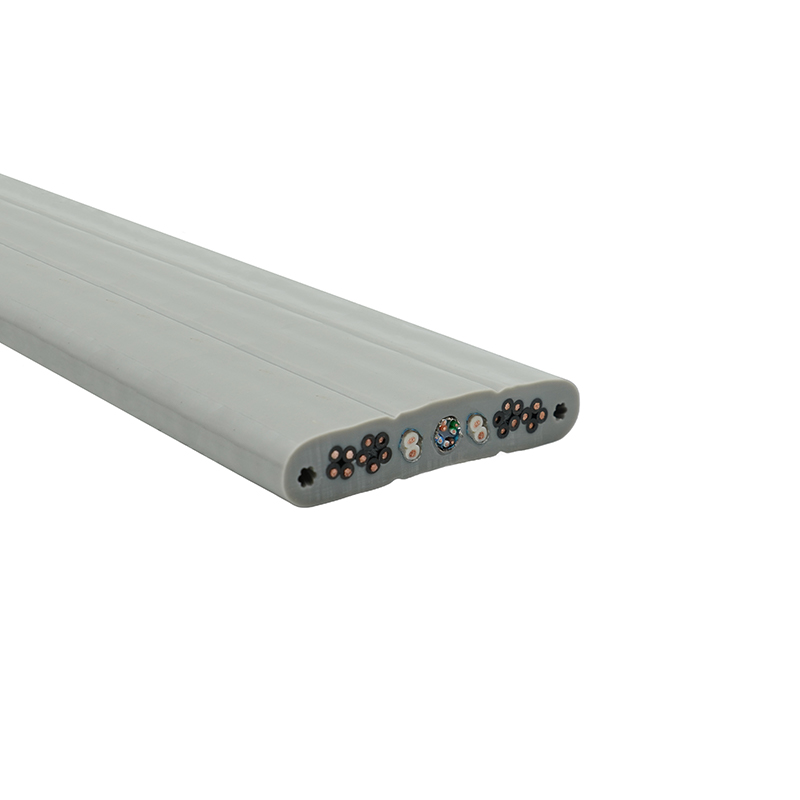 Teras Tembaga PVC Bertebat PVC Sarung Lif Kabel Rata dengan Wayar Keluli