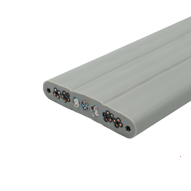 Teras Tembaga PVC Bertebat PVC Sarung Lif Kabel Rata dengan Wayar Keluli