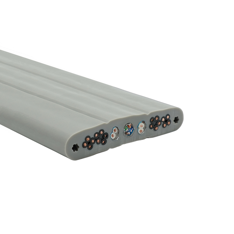 Teras Tembaga PVC Bertebat PVC Sarung Lif Kabel Rata dengan Wayar Keluli